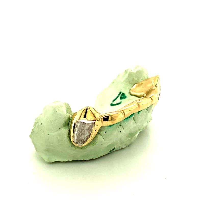 6pc Gold Dusted Bar Grillz - Seattle Gold Grillz
