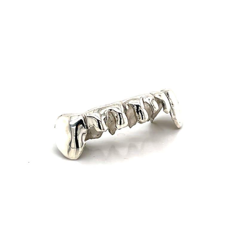 6pc Silver Drip Bottom Grillz - Seattle Gold Grillz