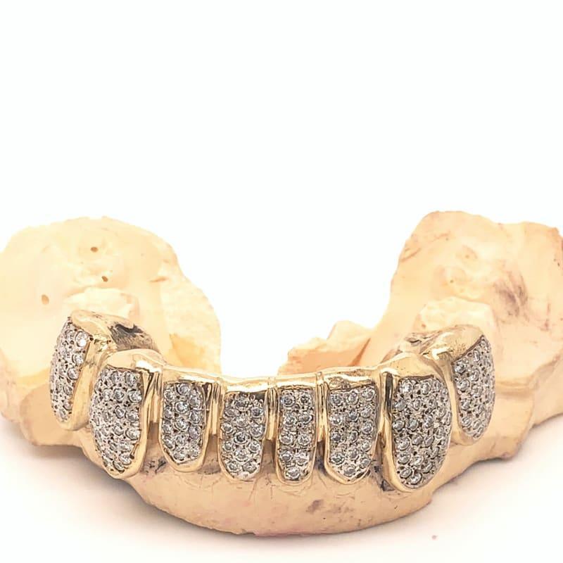 8pc Box Set Diamond Grillz - Seattle Gold Grillz