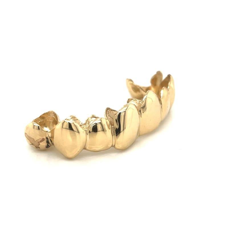 8pc Gold Eagle Bottom Grillz - Seattle Gold Grillz