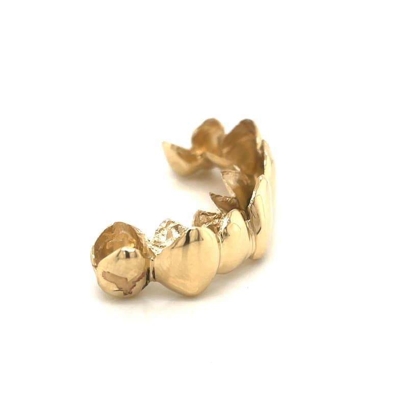 8pc Gold Eagle Bottom Grillz - Seattle Gold Grillz