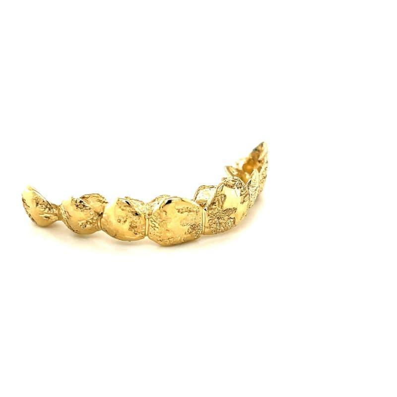 8pc Gold Earth Cut Grillz - Seattle Gold Grillz