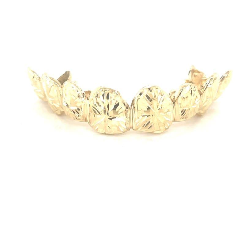 8pc Gold Sunburst Cut Grillz - Seattle Gold Grillz