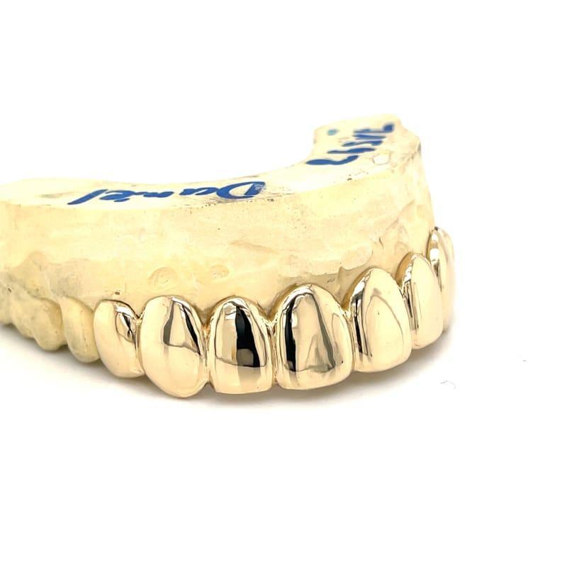 8pc Gold Top Grillz - Seattle Gold Grillz