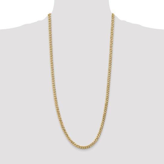 14k 5.75mm Beveled Curb Chain