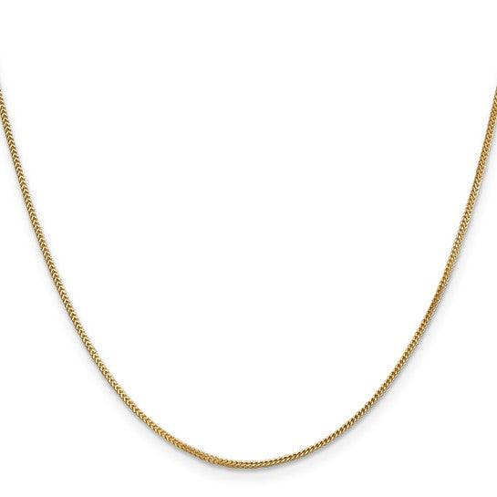 14k Gold 0.9mm Franco Chain