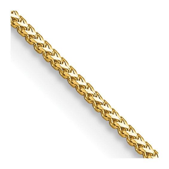 14k Gold 0.9mm Franco Chain
