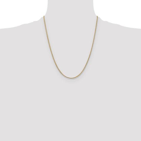 14k Gold 1.0mm Franco Chain
