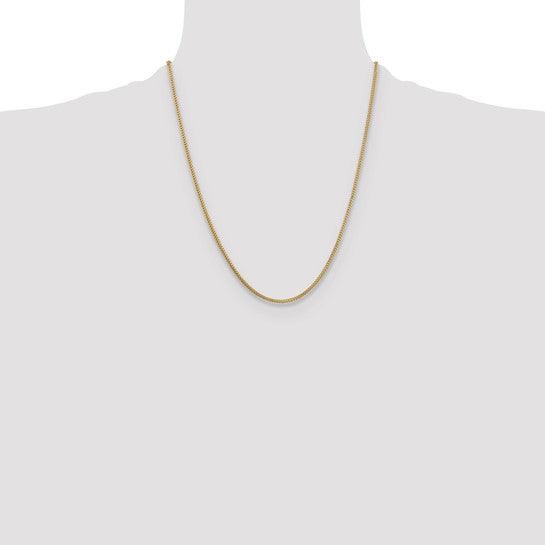14k Gold 1.3mm Franco Chain