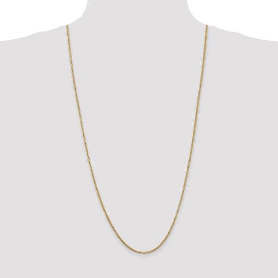 14k Gold 1.3mm Franco Chain