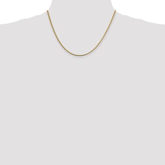 14k Gold 1.4mm Franco Chain