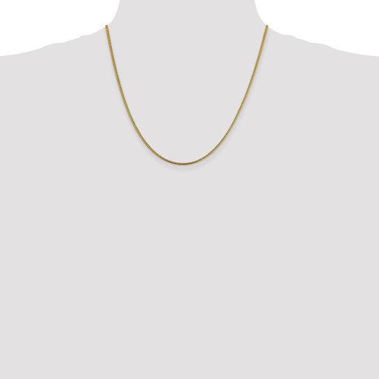14k Gold 1.4mm Franco Chain