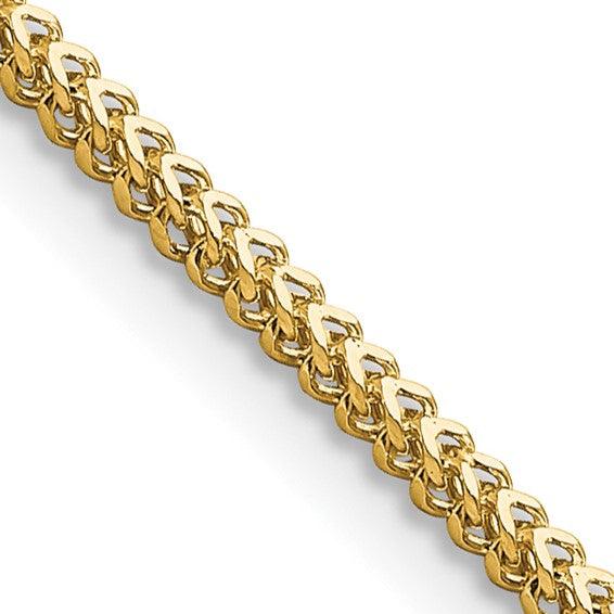14k Gold 1.4mm Franco Chain