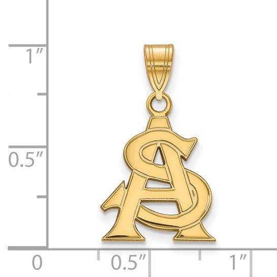 Gold Arizona State University Pendant