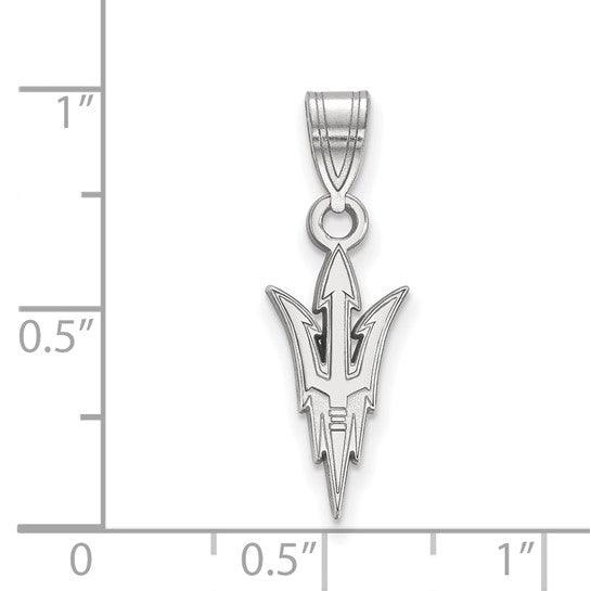 White Gold Arizona State University Pendant