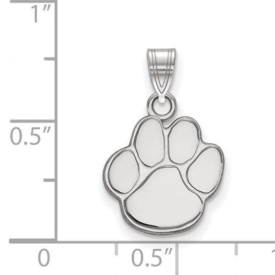 White Gold Auburn University Pendant