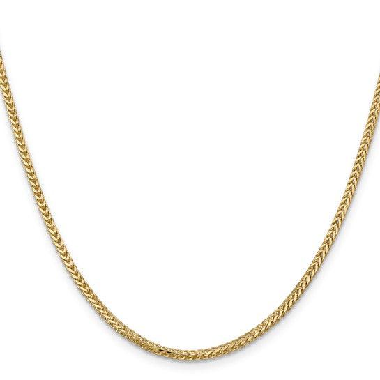 14k Gold 2.0mm Franco Chain