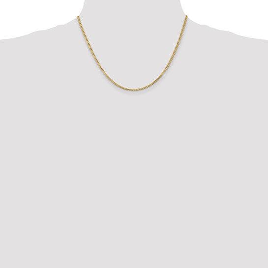 14k Gold 2.0mm Franco Chain