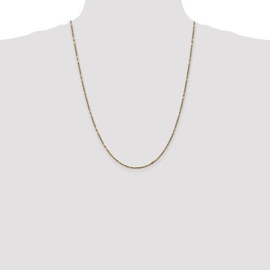 14k 1.8mm Milano Rope Chain