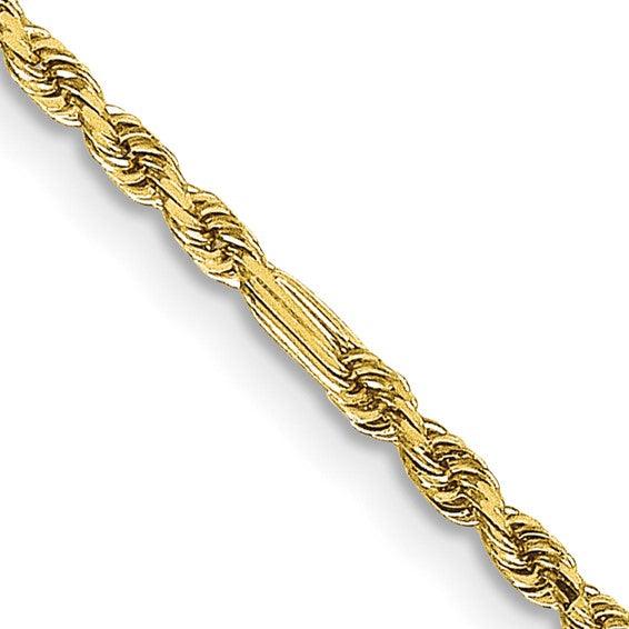 14k 1.8mm Milano Rope Chain