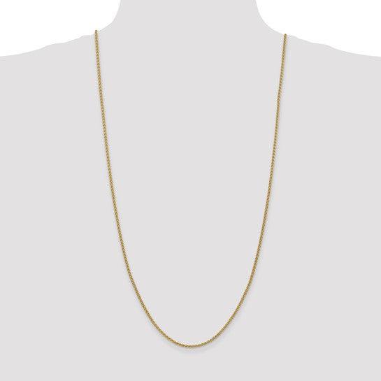14k 2.1mm Spiga Chain