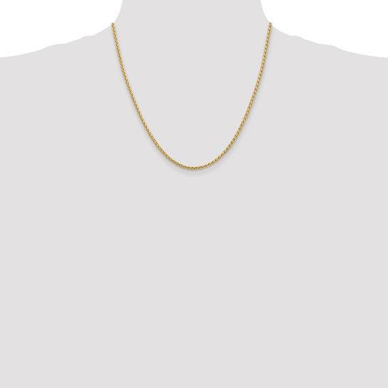 14k 2.8mm Spiga Chain