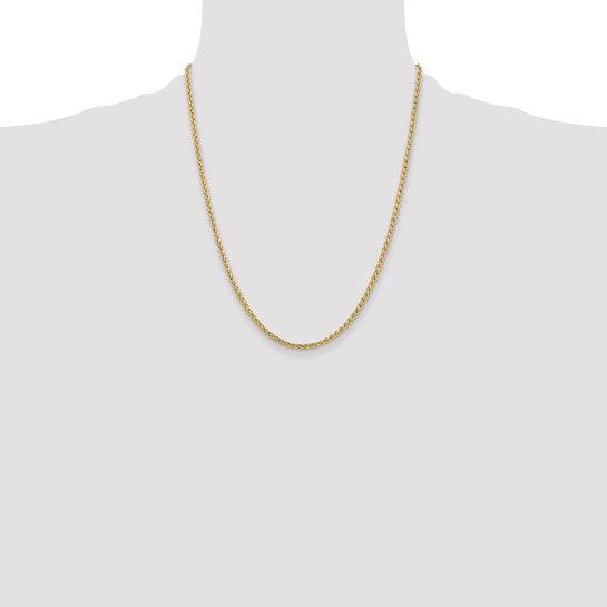 14k 2.8mm Spiga Chain