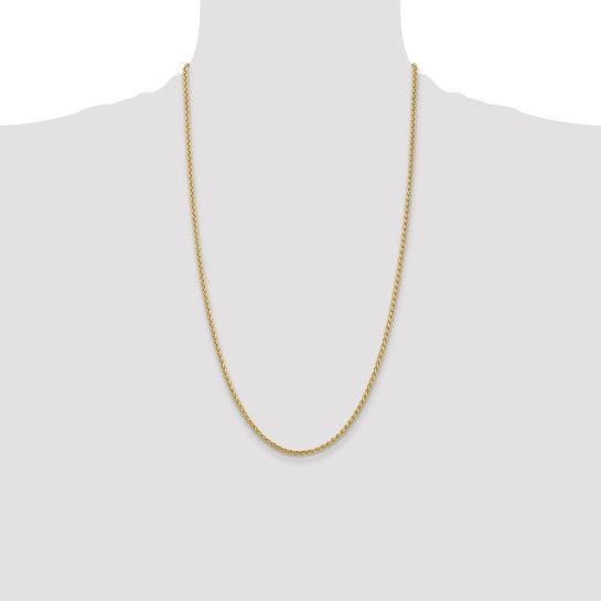 14k 2.8mm Spiga Chain