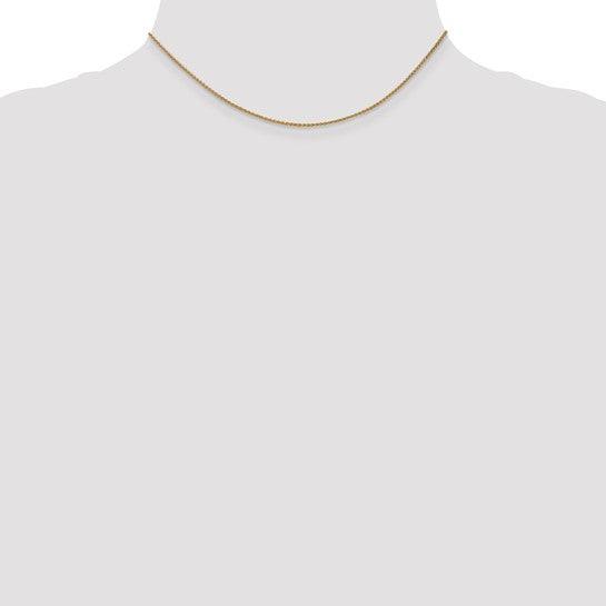 14k 1.25mm 14 Inch Spiga Chain