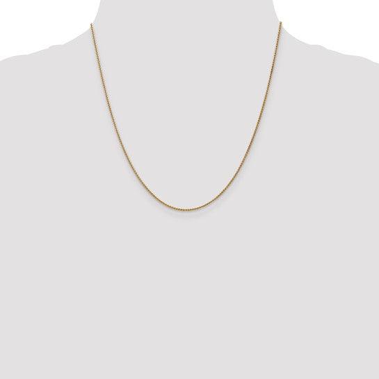 14k 1.25mm Spiga Chain