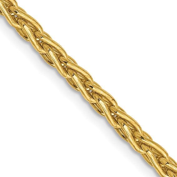 14k 3mm Parisian Wheat Chain