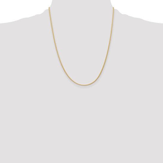 14k 1.75mm Parisian Wheat Chain
