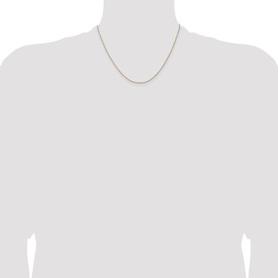 14k 0.8mm Light-Baby Rope Chain