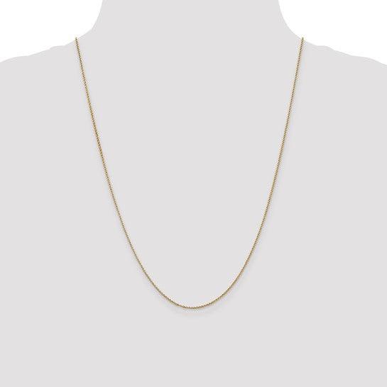 14k 1.15mm Rolo Pendant Chain