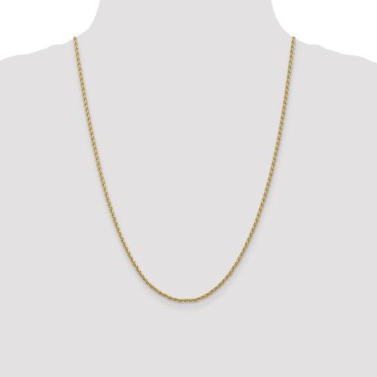 14k 2.25mm Parisian Wheat Chain