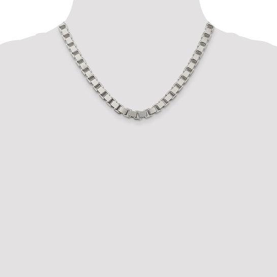 Sterling Silver 7mm Box Chain