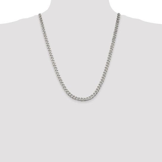 Sterling Silver 7mm Curb Chain