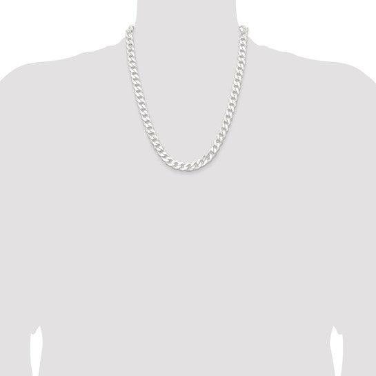 Sterling Silver 9mm Curb Chain