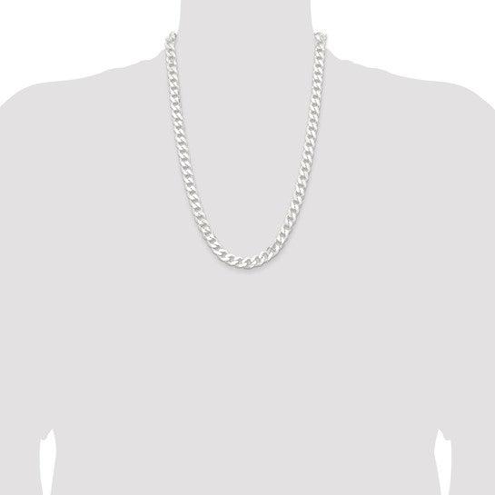 Sterling Silver 9mm Curb Chain
