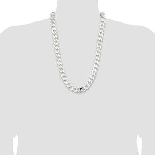 Sterling Silver 15mm Curb Chain
