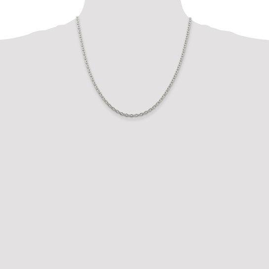 Sterling Silver 3.5mm Cable Chain