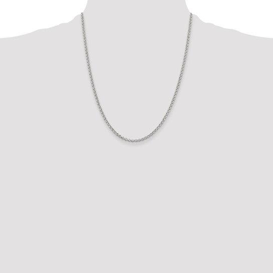 Sterling Silver 2.5mm Rolo Chain
