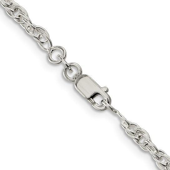 Sterling Silver 2.75mm Loose Rope Chain