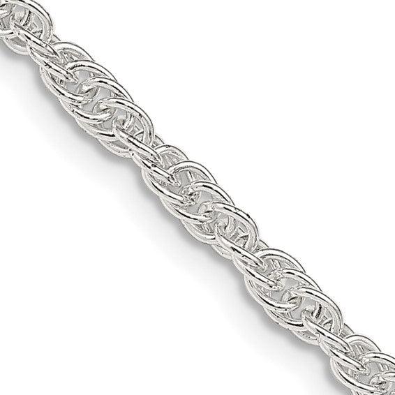 Sterling Silver 2.75mm Loose Rope Chain