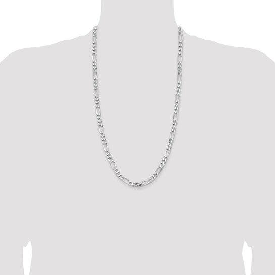 Sterling Silver 6.5mm Figaro Chain