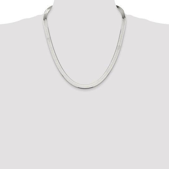 Sterling Silver 8mm Magic Herringbone Chain