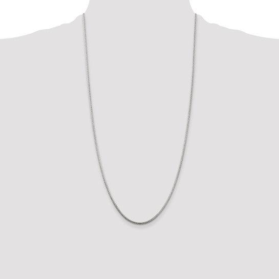 Sterling Silver 2mm Round Snake Chain