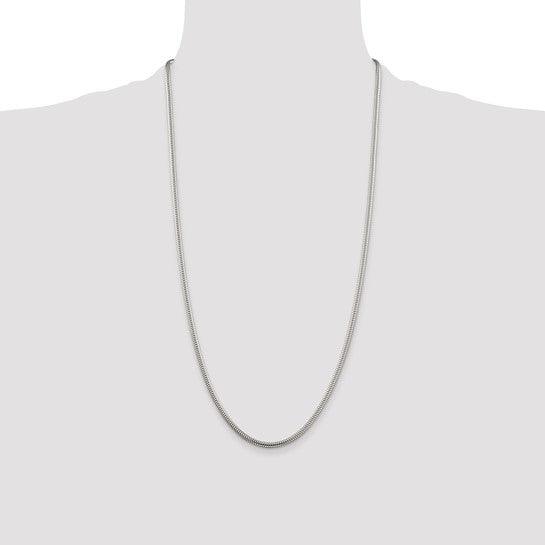 Sterling Silver 3mm Round Snake Chain