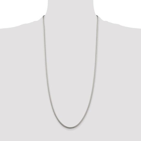 Sterling Silver 3mm Round Snake Chain