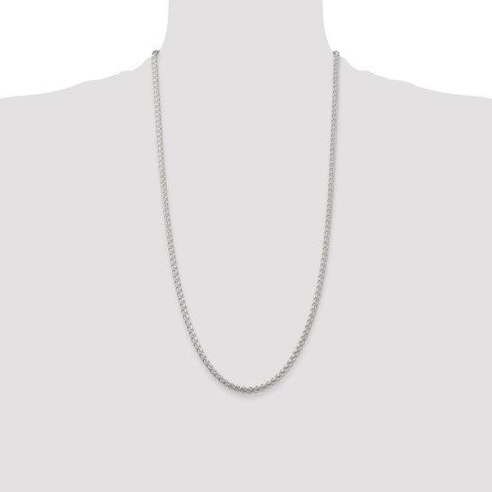 Sterling Silver 3mm Round Spiga Chain